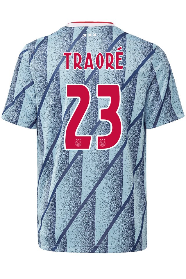 Ajax Away Kit Soccer Jersey Lassina Traore #23 2020/21